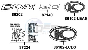 NEW DINK 50 Netherlands drawing Emblem - Stripe