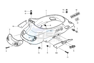 Liberty 50 drawing Rear Fairing