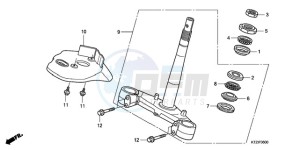 PES125R9 UK - (E / MKH STC) drawing STEERING STEM