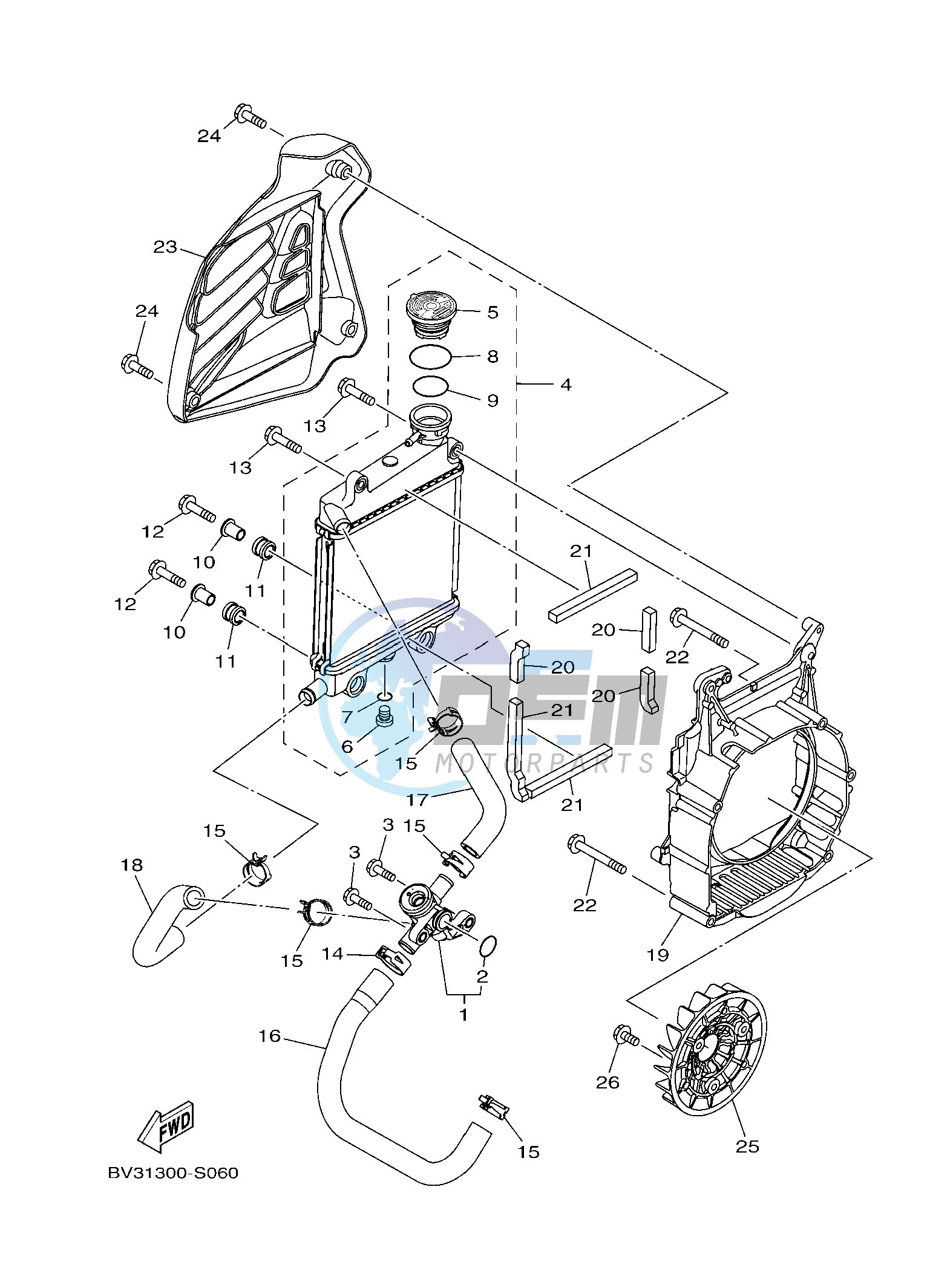 RADIATOR & HOSE