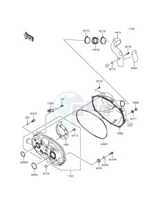 MULE 600 KAF400BGF EU drawing Converter Cover