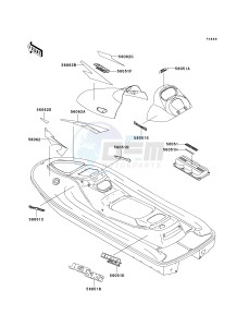 JT 1100 B [1100 STX] (B1-B2) [1100 STX] drawing DECALS-- JT1100-B1- -