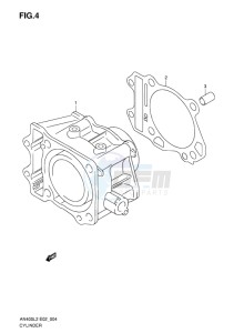 AN400Z ABS BURGMAN EU-UK drawing CYLINDER