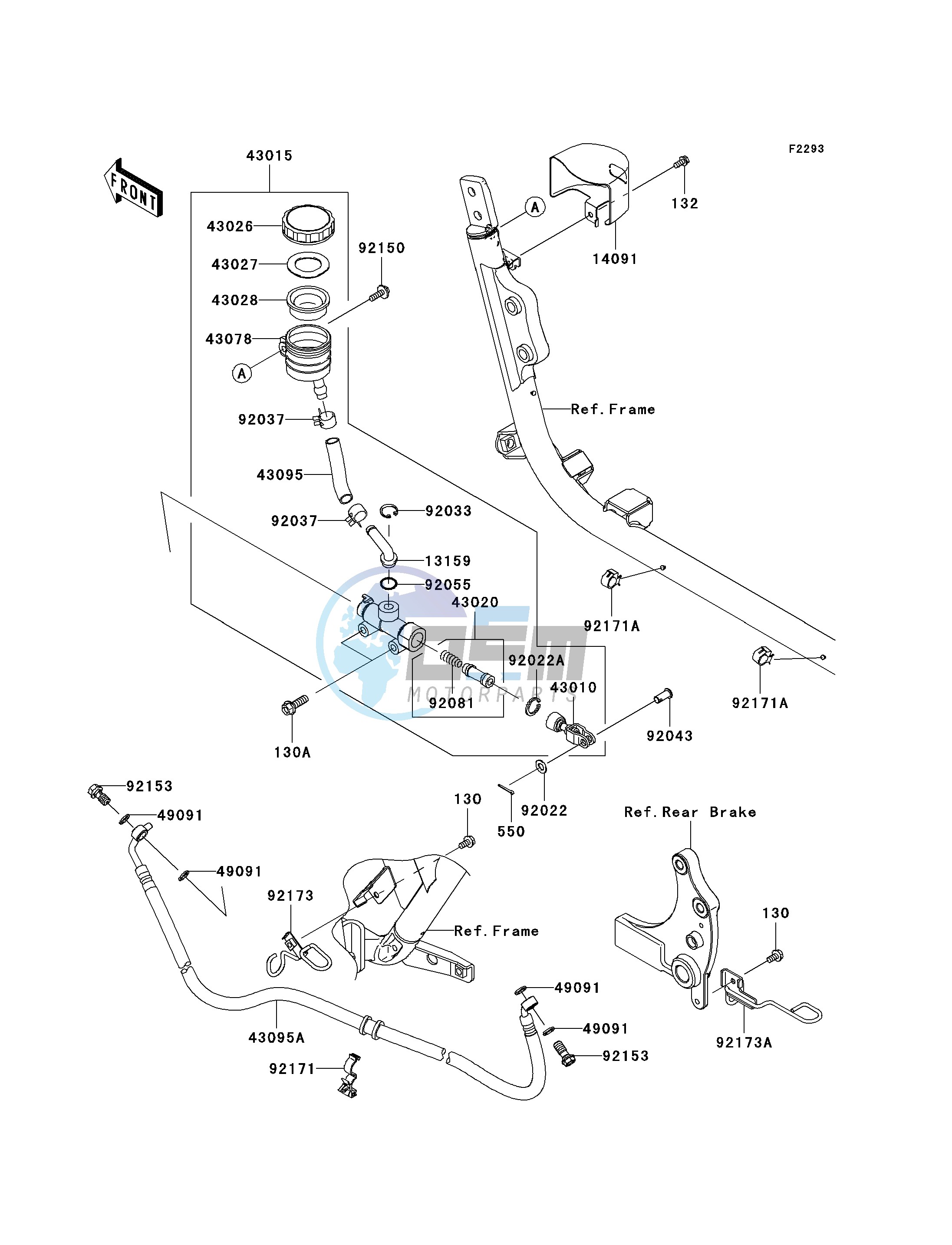 REAR MASTER CYLINDER