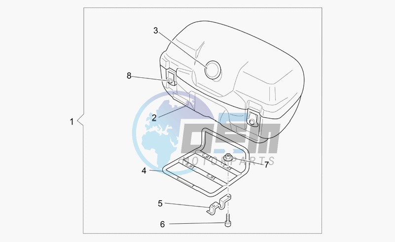 45 l top box touring