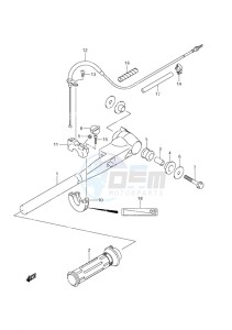 DF 2.5 drawing Tiller Handle