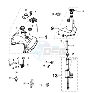 VIVA 2 SP drawing TANK AND FUEL PUMP