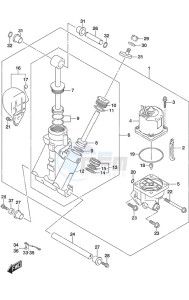 DF 115A drawing Trim Cylinder (Type: AS)