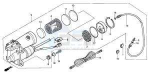 GL1500SE GOLDWING SE drawing AIR PUMP