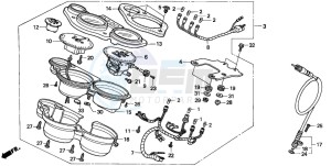 NSR125R drawing METER