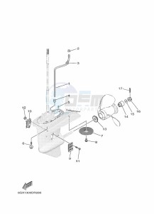 F20FETL drawing PROPELLER-HOUSING-AND-TRANSMISSION-2