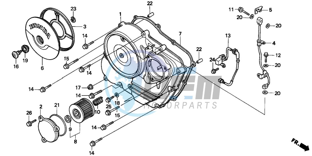 RIGHT CRANKCASE COVER