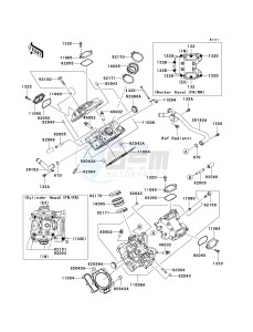 KVF 750 E [BRUTE FORCE 750 4X4I NRA OUTDOORS] (E8F-E9FA) E8FA drawing CYLINDER HEAD