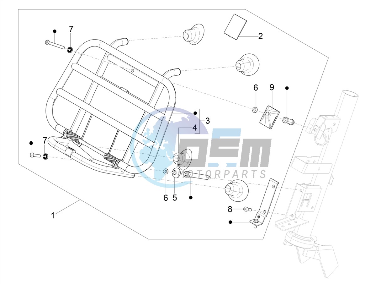 Front luggage rack