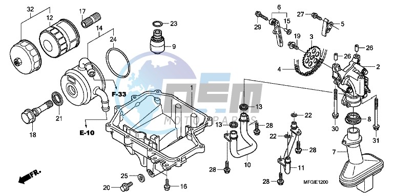 OIL PAN/ OIL PUMP