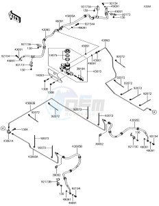 MULE PRO-DXT KAF1000BJF EU drawing Master Cylinder