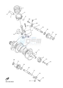 FJR1300A FJR1300-A FJR1300A ABS (B88D) drawing CRANKSHAFT & PISTON