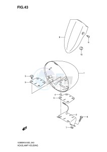 VZ800 (E2) MARAUDER drawing HEADLAMP HOUSING