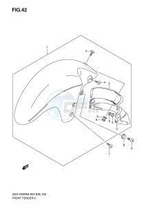 GSX1300R (E3-E28) Hayabusa drawing FRONT FENDER