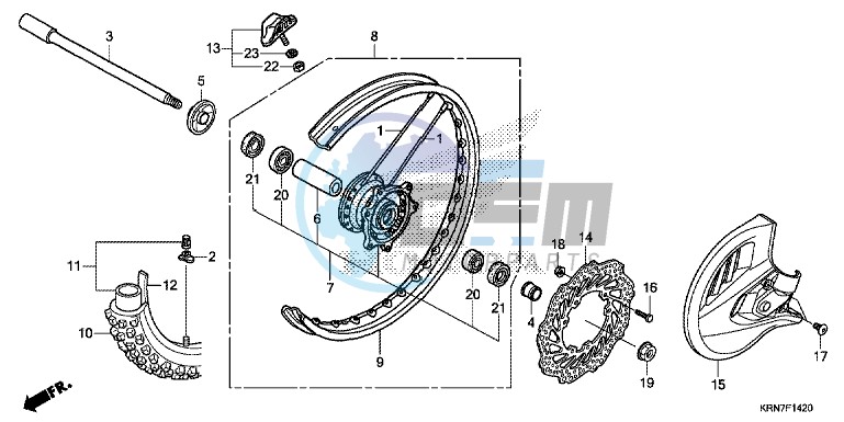 FRONT WHEEL