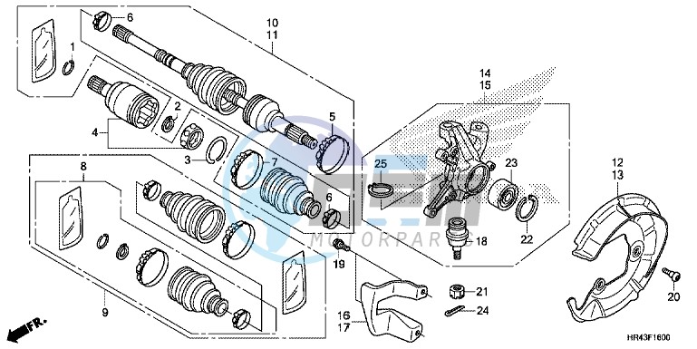 FRONT KNUCKLE/ FRONT DRIVE SHAFT