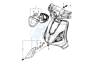 Fly 150 drawing Headlight