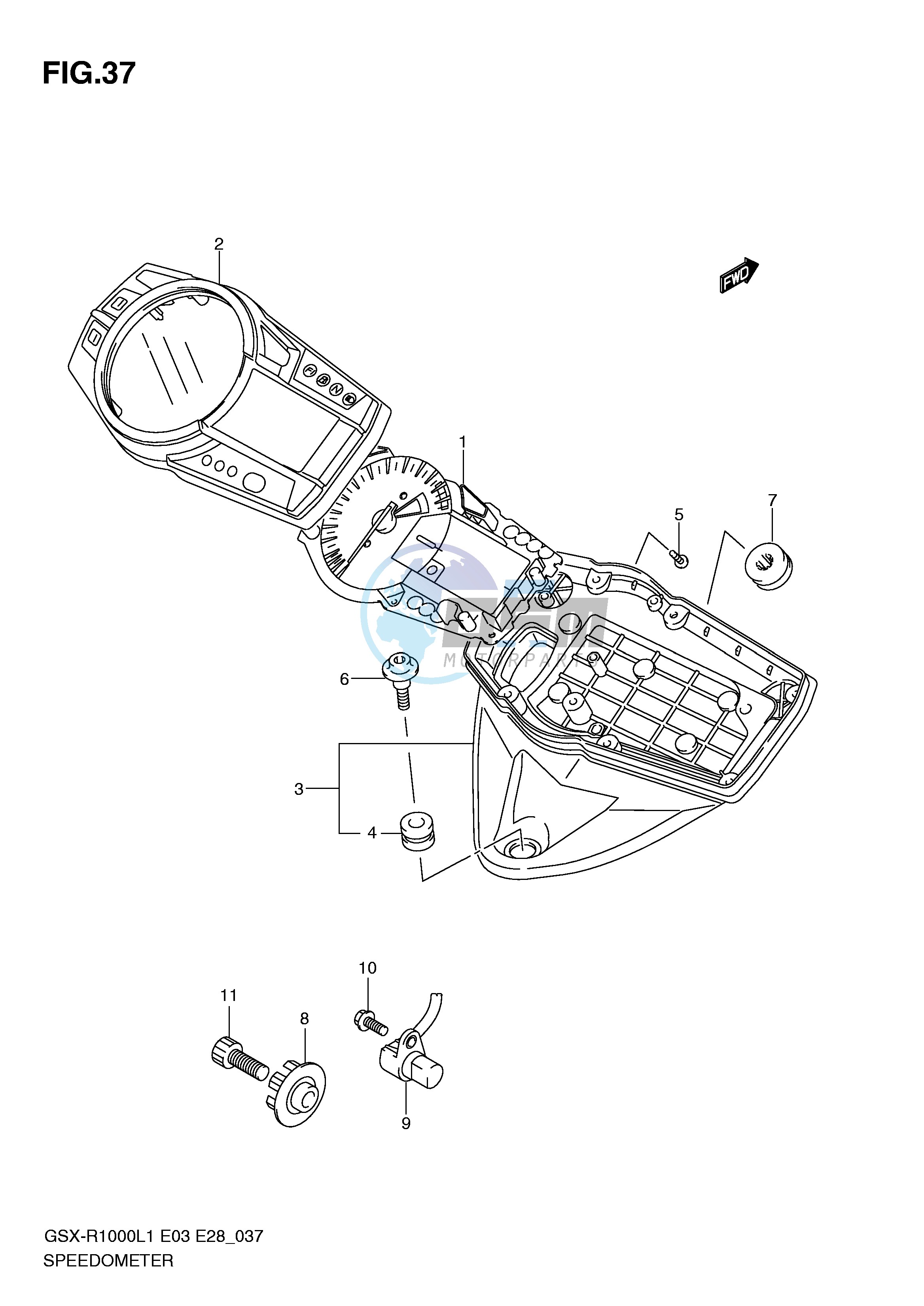 SPEEDOMETER (GSX-R1000L1 E3)