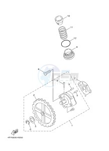 XC125E VITY (4P7A) drawing OIL PUMP