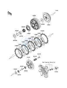 NINJA 250R EX250KBF GB XX (EU ME A(FRICA) drawing Clutch