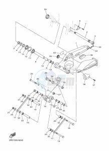 FJR1300-AE (BNP5) drawing REAR ARM