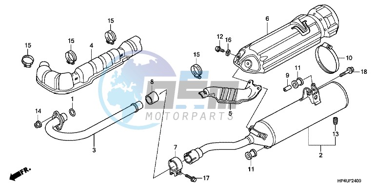 EXHAUST MUFFLER