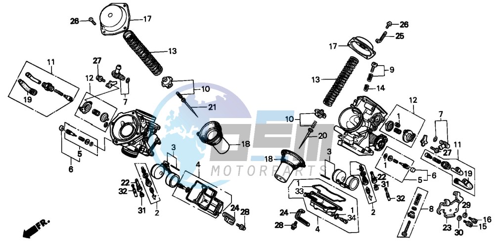 CARBURETOR (COMPONENT PARTS)