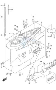 DF 175AP drawing Gear Case