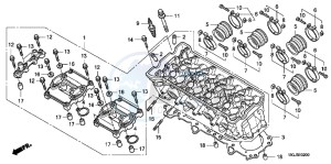 CBF1000FB drawing CYLINDER HEAD