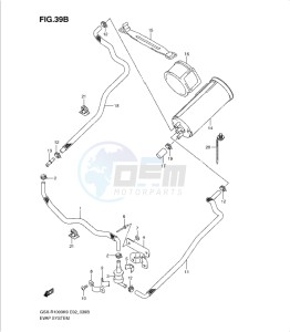 GSX-R1000 drawing EVAP SYSTEM (E14)