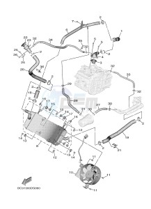 XP530D-A T-MAX DX (BC31) drawing RADIATOR & HOSE