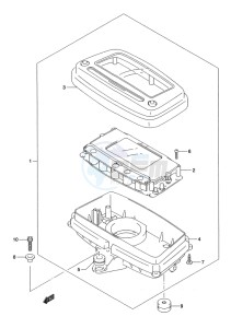 LT-A500X(Z) drawing SPEEDOMETER (LT-A500XL2 P24)