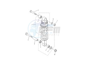 FZ6 FAZER 600 drawing REAR SHOCK ABSORBER