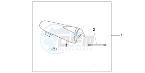 CBR600RR drawing SEAT COW*PB123PA*