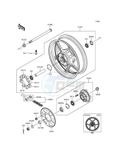 ER-6F_ABS EX650FEF XX (EU ME A(FRICA) drawing Rear Hub