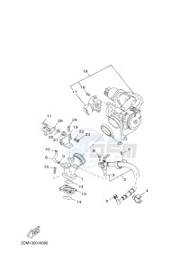 YPR125RA XMAX 125 ABS EVOLIS 125 ABS (2DMH 2DMH) drawing INTAKE