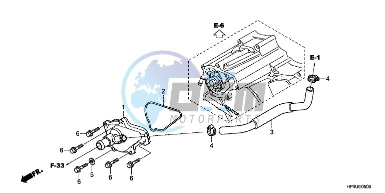 WATER PUMP COVER