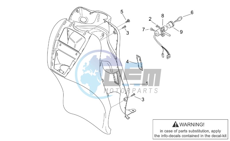 Front body V - Internal shield