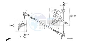 TRX450ER9 Australia - (U / SEL) drawing TIE ROD