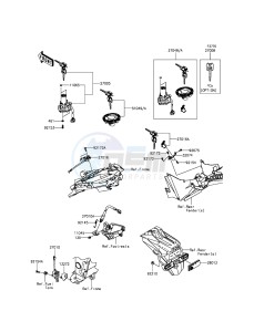 NINJA 300 ABS EX300BEF XX (EU ME A(FRICA) drawing Ignition Switch