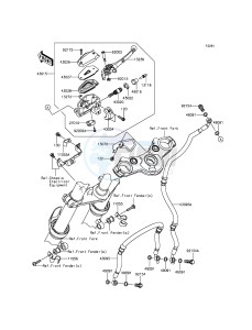 ER-6F EX650EGF XX (EU ME A(FRICA) drawing Front Master Cylinder