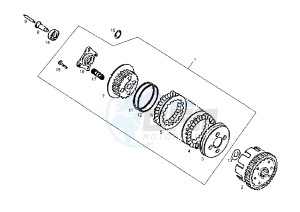 DXR QUAD - 200 cc drawing CLUTCH