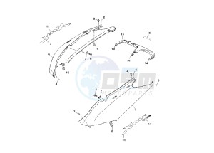 YP R X-MAX 125 drawing REAR BODY