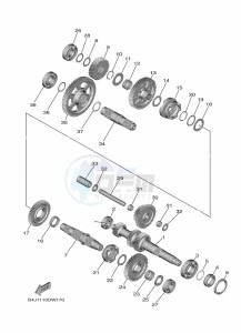 YXF1000EWS YX10FPSM (B4J2) drawing TRANSMISSION