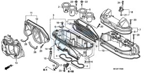 CBR600RAA UK - (E / ABS) drawing AIR CLEANER